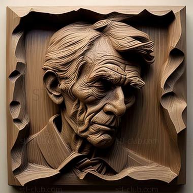 3D model Harry McCormick American artist (STL)